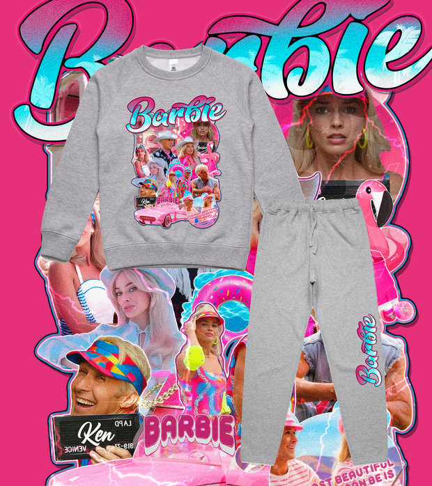 Girls Barbie Track Suit