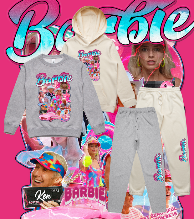 Girls Barbie Track Suit